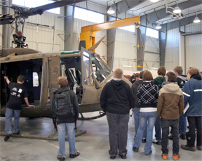Aircraft Maintenance Engineering and Welding were two of NLC’s Dual Credit programs available to School District 59 students during the Feb. 18 YES-2-IT event at the Dawson Creek Campus.